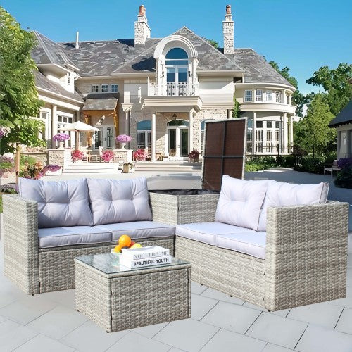 Sofa Set With Storage Box