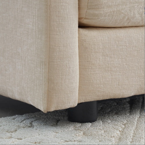 Modern Fabric Loveseat Couch