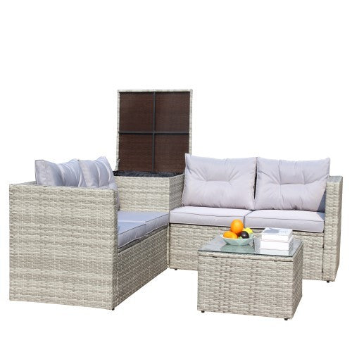 Sofa Set With Storage Box