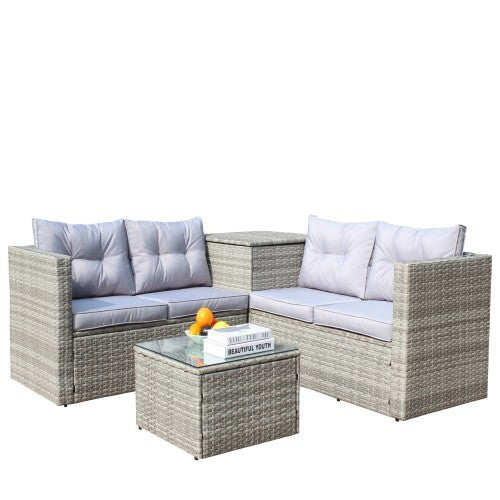 Sofa Set With Storage Box