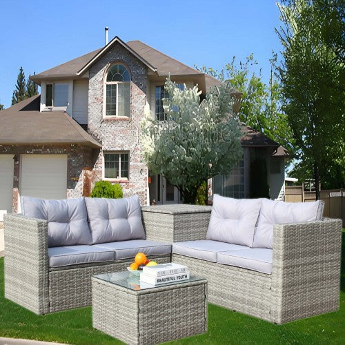 Sofa Set With Storage Box