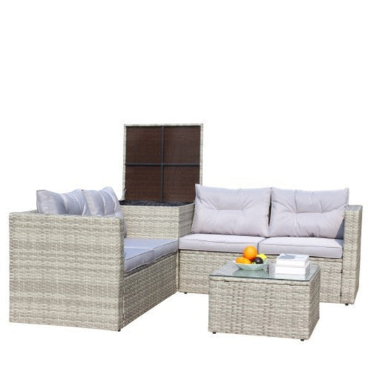 Sofa Set With Storage Box